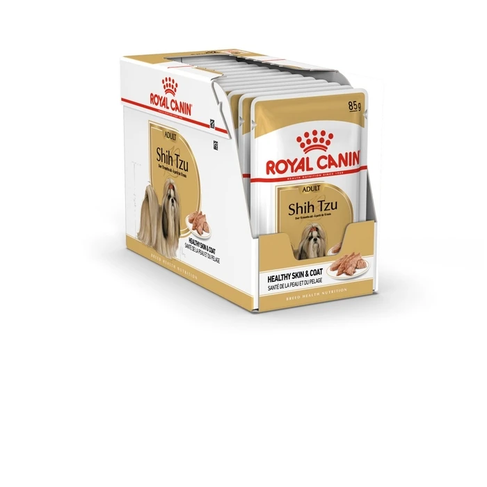 Υγρή Τροφή Σκύλων Royal Canin Shih Tzu Adult Wet dog food Pâté 12x85 g