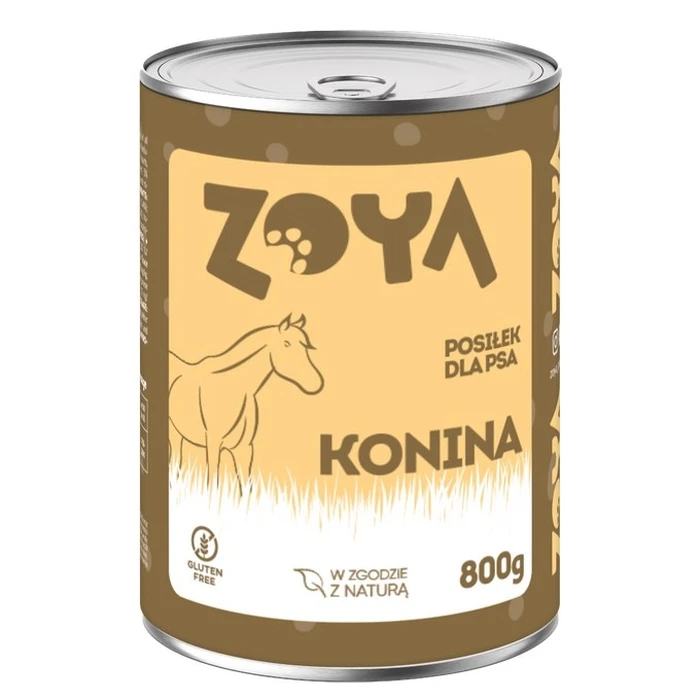 Υγρή Τροφή Σκύλων Zoya Horse 800g