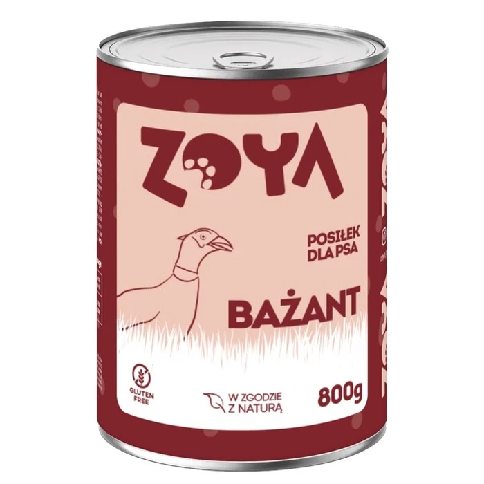Υγρή Τροφή Σκύλων Zoya Pheasant 800g