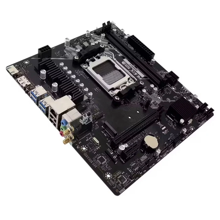 BIOSTAR B650MS2-E Motherboard - Micro ATX, Socket AM5, AMD B650, DDR5, 2x DIMM, PCIe 4.0