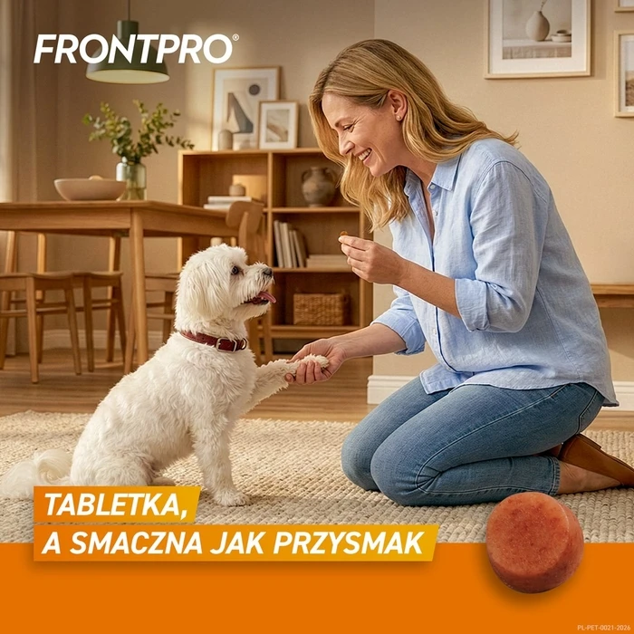 FRONTPRO Flea and tick tablets for dog (2-4 kg) - 3 x 11.3 mg