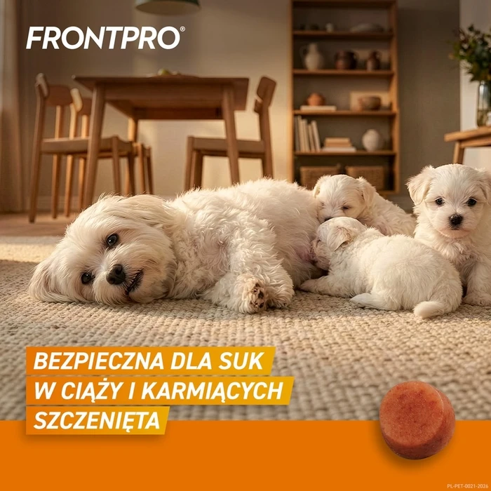FRONTPRO Flea and tick tablets for dog (2-4 kg) - 3 x 11.3 mg