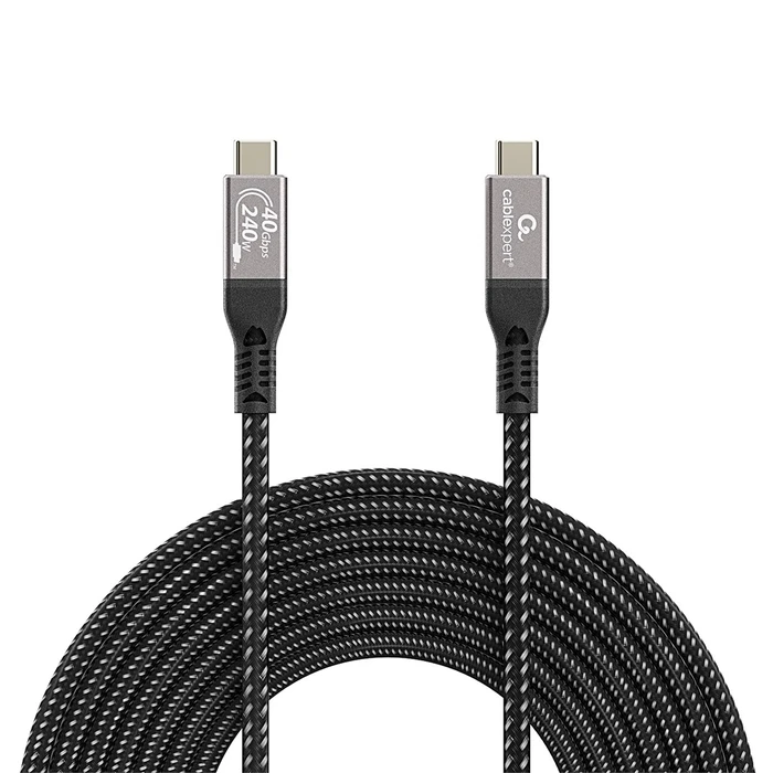 Gembird / Cablexpert Premium καλώδιο USB4 Type-C 0,5 m, 40 Gbps, 240 W