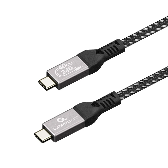 Gembird CCBP-USB4-CMCM240-0.3M Premium USB4 Type-C καλώδιο φόρτισης και δεδομένων 40 Gbps 240W 0,3 m