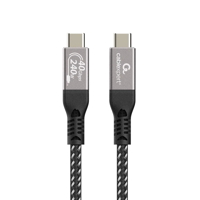 Gembird CCBP-USB4-CMCM240-0.3M Premium USB4 Type-C καλώδιο φόρτισης και δεδομένων 40 Gbps 240W 0,3 m