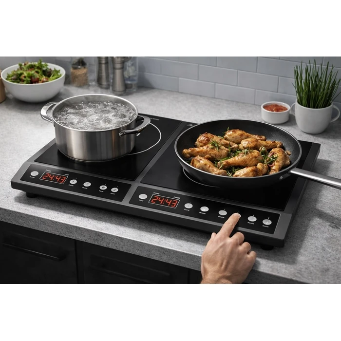 Blow Induction Cooker Double Hob 2000W + 2000W (MPN 44-046)