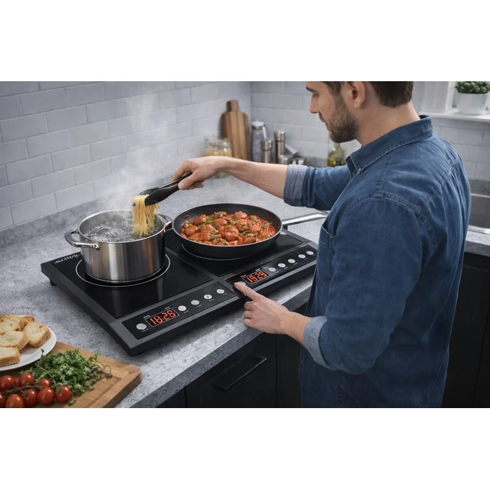 Blow Induction Cooker Double Hob 2000W + 2000W (MPN 44-046)