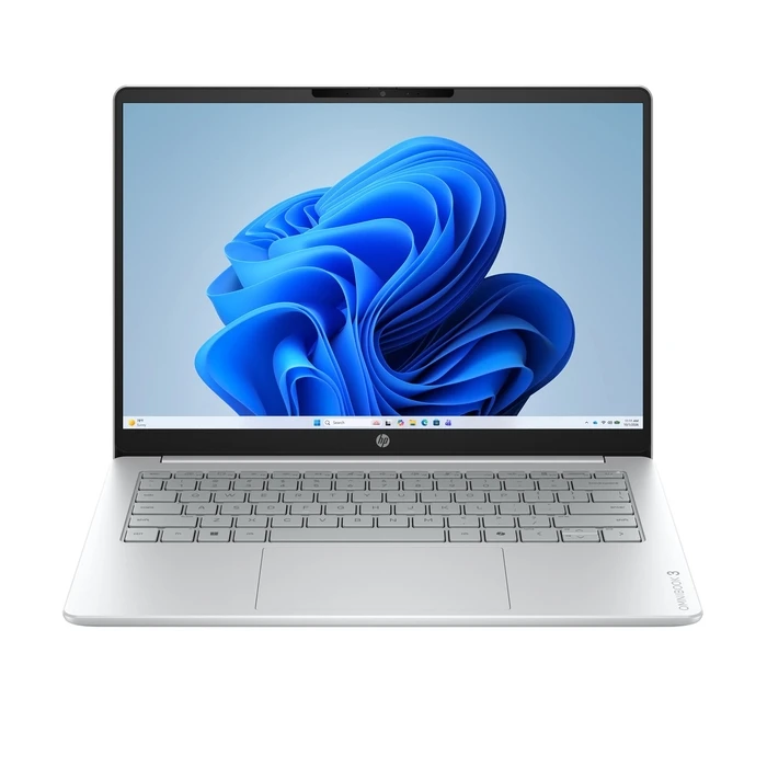 HP OmniBook 3 14-hu0012nwx 14" laptop — Intel Core 3 100U, 8 GB DDR5, 256 GB NVMe SSD, 14" 1920x1200 IPS, Wi‑Fi 6, Windows 11 Home, Grey/Silver