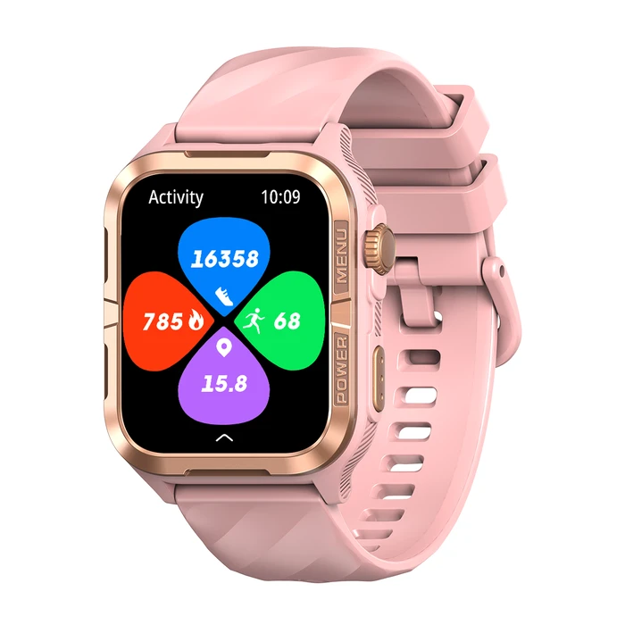 Blackview W10 Pro 46mm Smartwatch με Παλμογράφο (Ροζ)