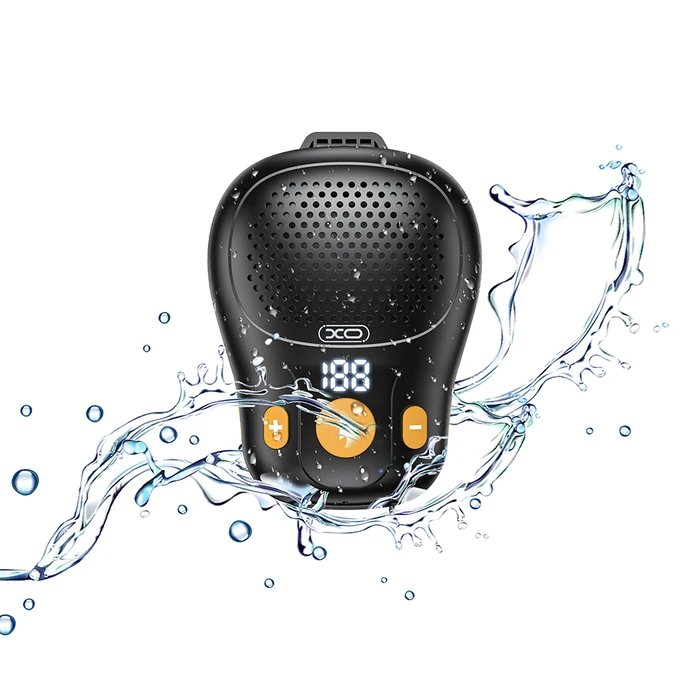 XO Bluetooth Clip-On Wearable Waterproof Speaker Black
