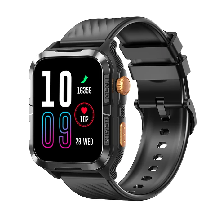 Blackview W10 Pro 46mm Smartwatch με Παλμογράφο (Μαύρο)