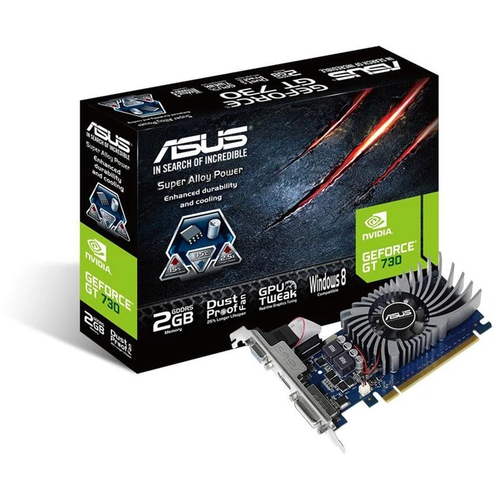 Κάρτα Γραφικών ASUS GT730-SL-2GD5-BRK (2GB,DVI,HDMI,Passive,LP)