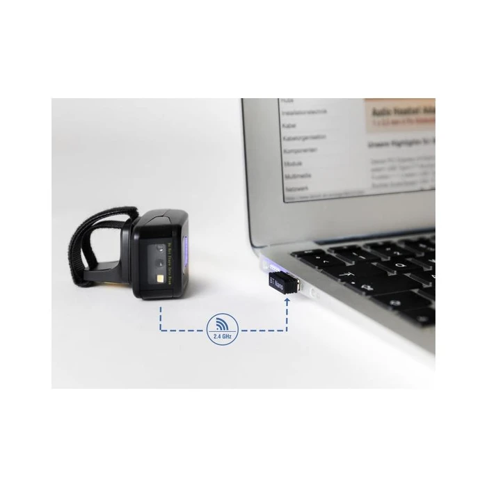 Barcode Scanner Delock Ring1D/2D 2,4GHz or Bluetooth