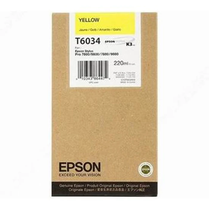 Μελάνι Epson yellow T 603 220 ml T 6034