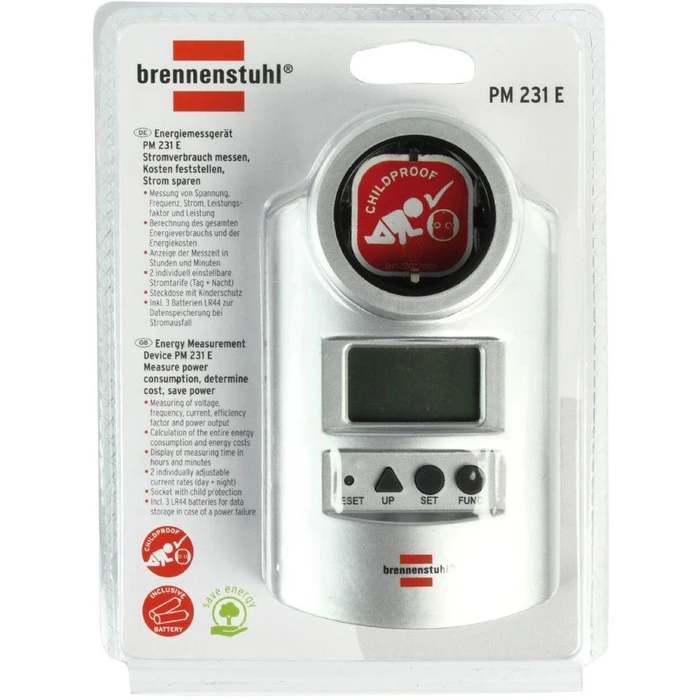 Αντάπτορας ρεύματος Primera-Line Brennenstuhl energy meter PM 231 E