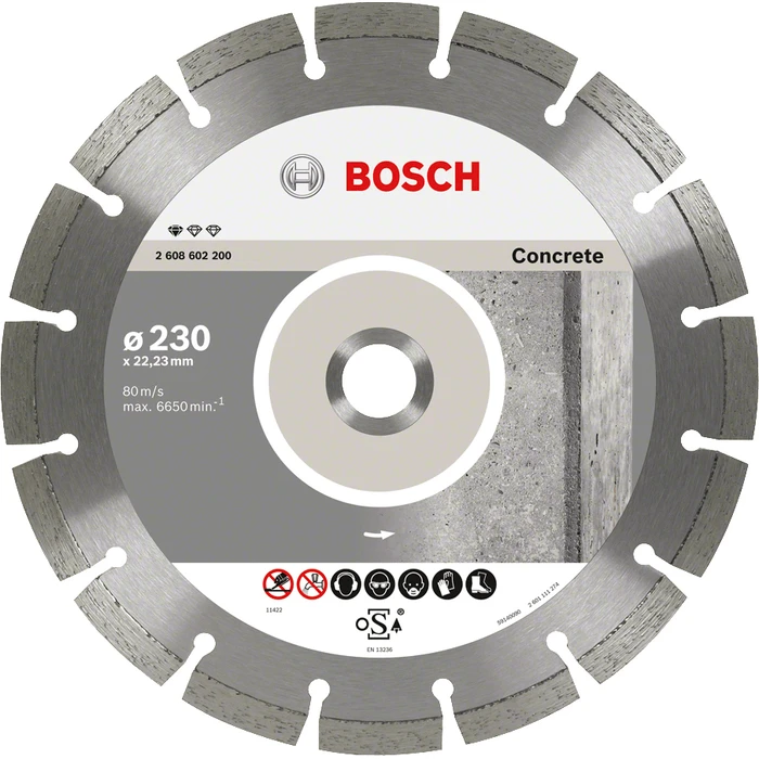 Δίσκος Κοπής Bosch DIA-TS 230x22,23 Standard For Concrete