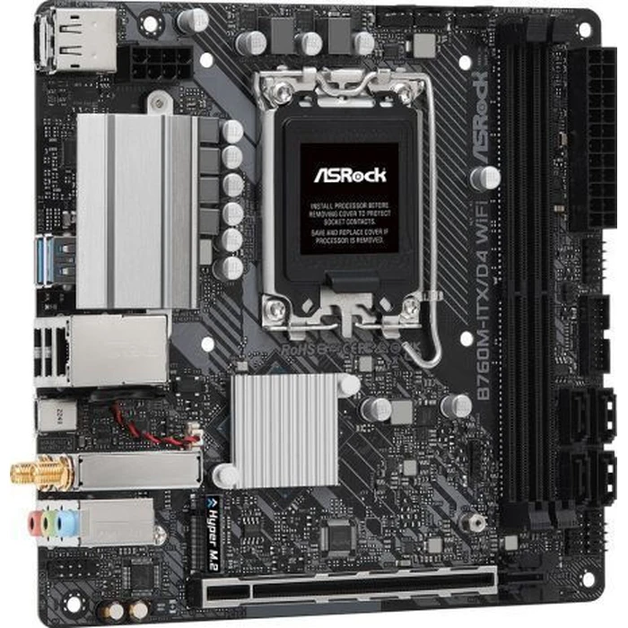 Motherboard ASRock B760M-ITX/D4 WiFi 1700 M-ITX HDMI/DP DDR4