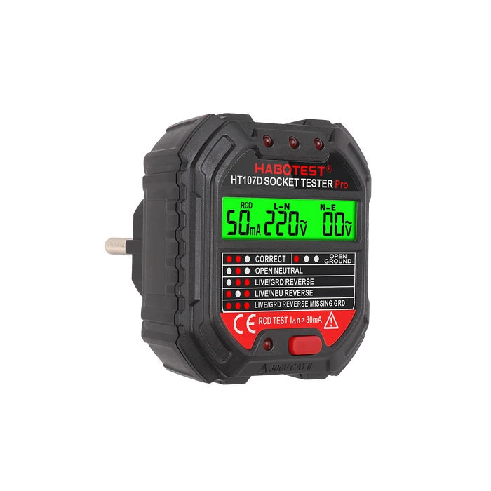 Tester Καλωδίων Socket with digital display Habotest HT107D