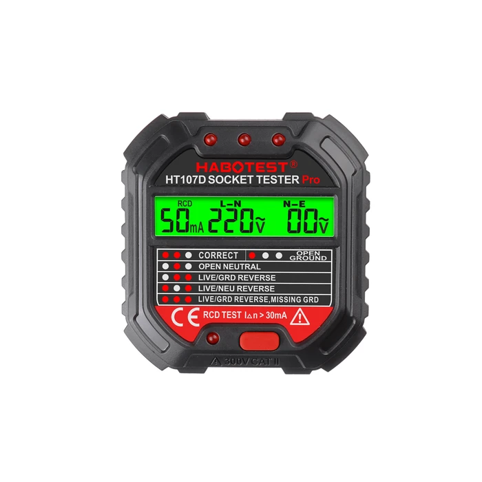 Tester Καλωδίων Socket with digital display Habotest HT107D