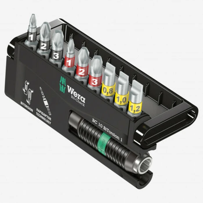 Σετ Μύτες Wera Bit-Check 10 BiTorsion 1