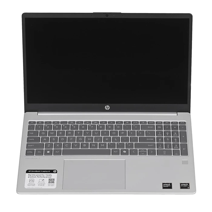 Laptops HP OmniBook 3 15 FN0105D Ryzen AI 5 330 15 6 FHD Touch IPS 16GB SSD512 FPR Win11 Glacier Silver REPACK 2Y
