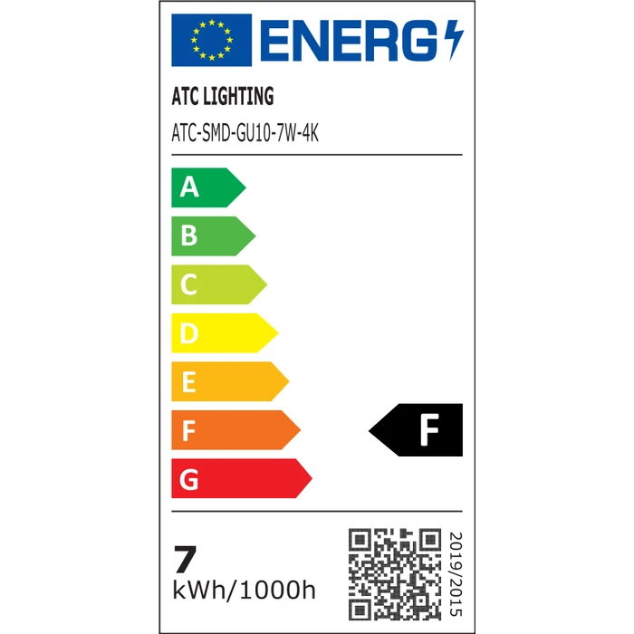 Atc Λαμπτήρας LED Spot GU10 230V 7W 600LM 110 4000K