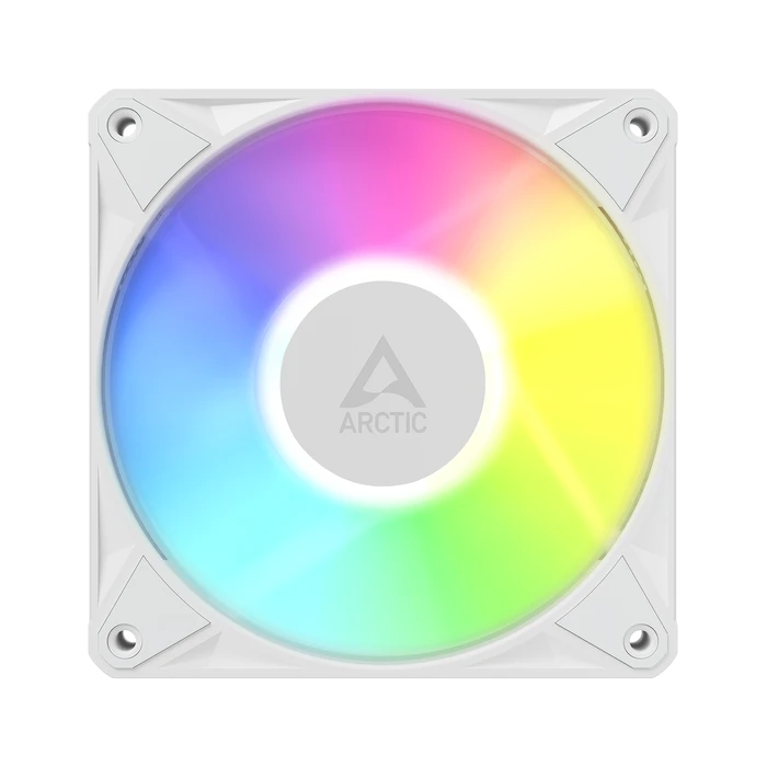 ARCTIC BioniX P12 A-RGB 120mm White Case Fan (3000 RPM, 76 CFM) 4-Pin PWM ARGB