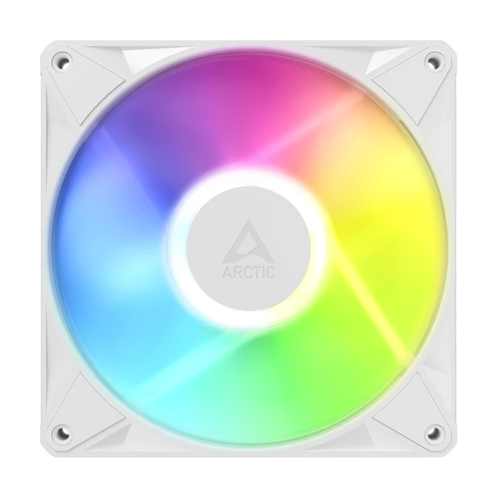 ARCTIC BioniX P14 A‑RGB PWM 140mm Case Fan - White - 3‑pack (2500 RPM, 110 CFM, 4‑Pin PWM, Daisy Chain)