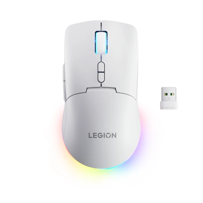 Lenovo Legion M220 Ασύρματο RGB Gaming Ποντίκι Glacier White 5000 DPI