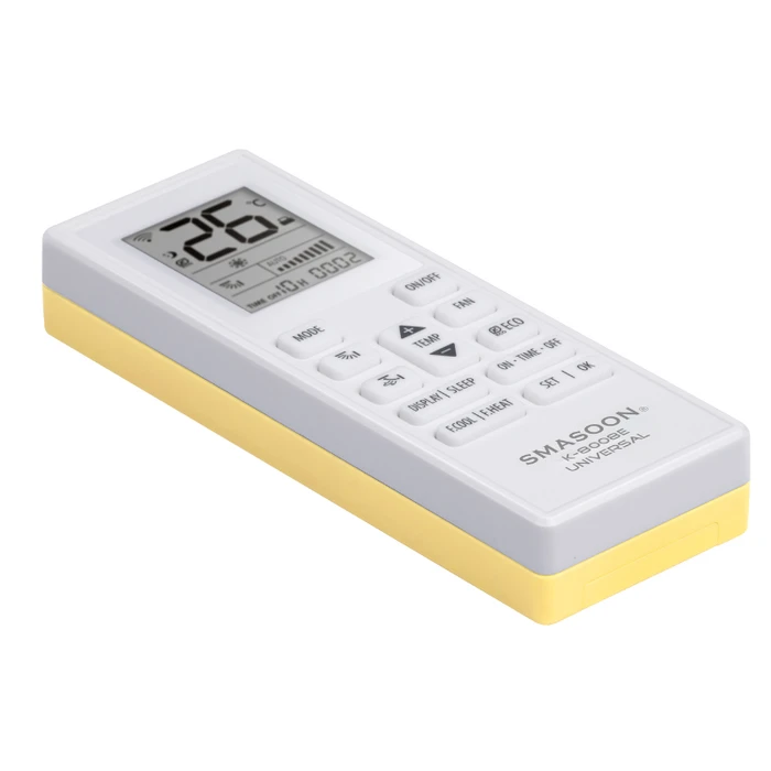 SMASOON K-8008E Universal Air Conditioner Remote Control - Yellow