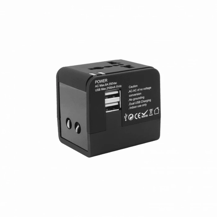 Αντάπτορας Πρίζας Sbox Universal Travel & USB CHARGER