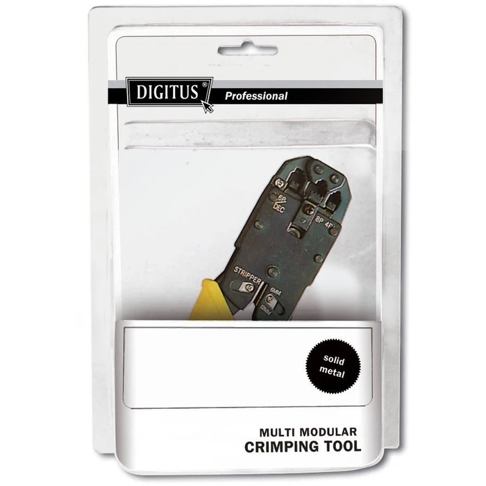Πρέσα Ακροδεκτών DIGITUS crimping pliers multi-modular full metal