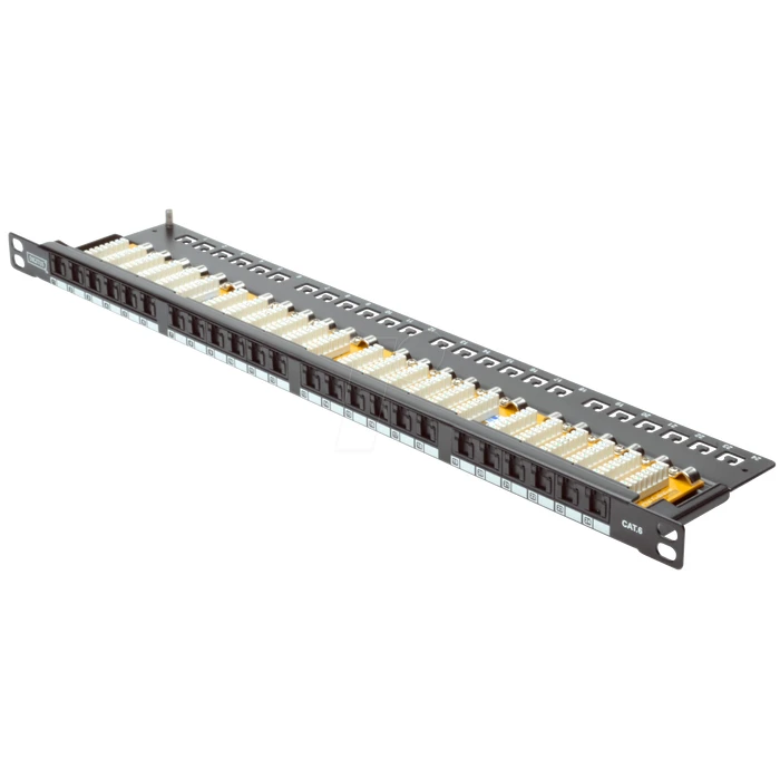 Patch Panel Digitus DN-91624U-SL-SH - 0.5U - 19"