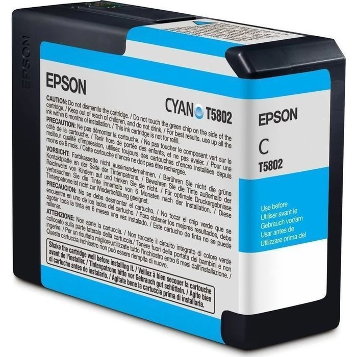 Μελάνι Epson cyan T 580 80 ml T 5802