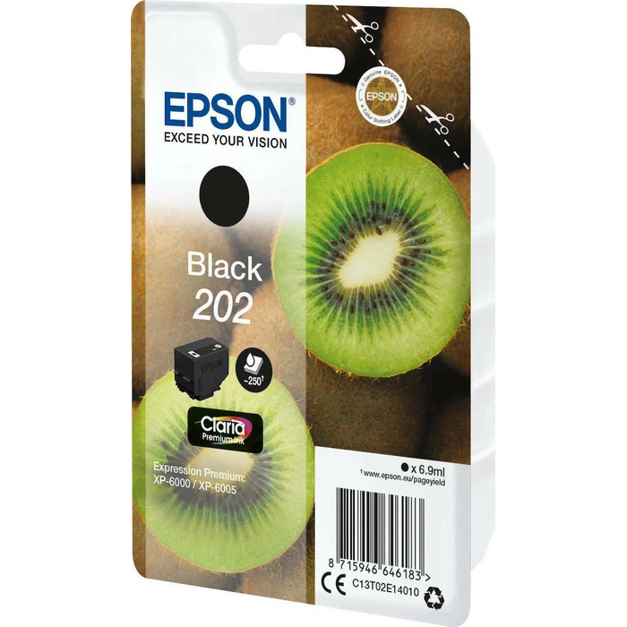 Μελάνι Epson black Claria Premium 202 T 02E1