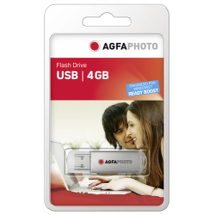 USB Flash 4GB AgfaPhoto Silver USB 2.0