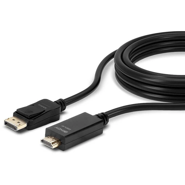 Καλώδιο DisplayPort Lindy to HDMI 4K30 (DP: passiv) 2m
