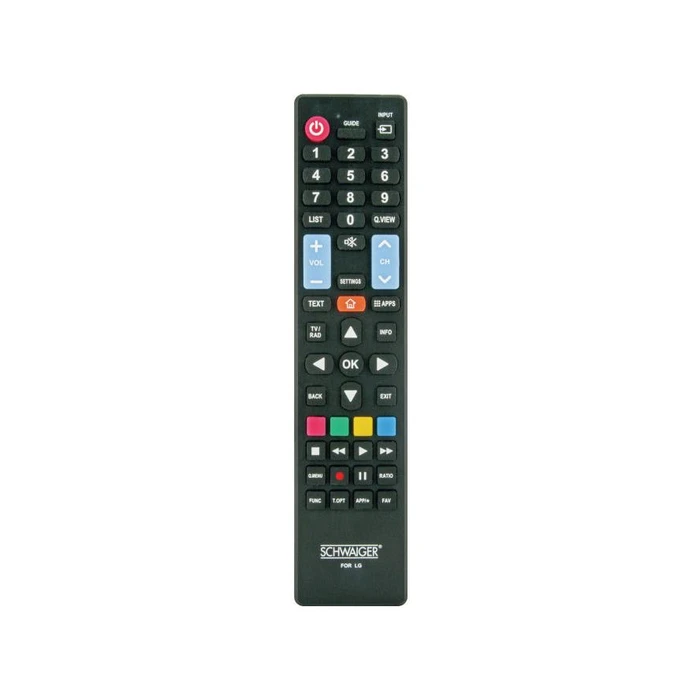 Τηλεχειριστήριο Schwaiger for LG TVs, black, 49 keys