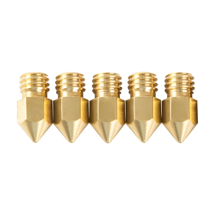 Αξεσουάρ 3D Printer Creality 0,4mm Brass Nozzle Kit (x5 pcs) of 6x13mm International Brass Nozzles