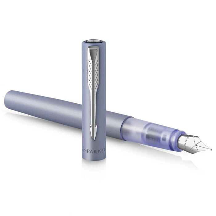 Πένα Parker Vector XL Metallic Silver Blue C.C. Fountain M