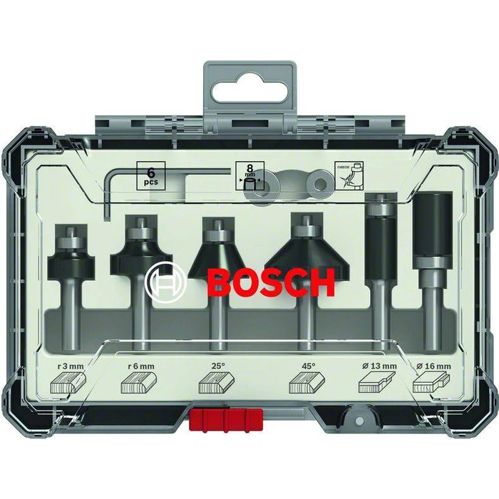 Σετ Φρέζες Bosch milling Set Trim&Edging 6tlg.
