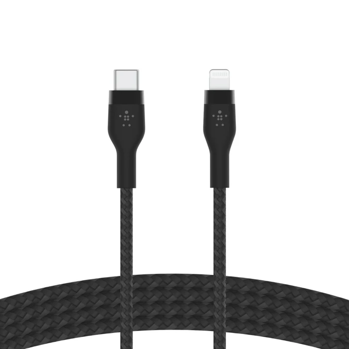 Καλώδιο USB Belkin Flex Lightning/USB-C 15W 1m black CAA011bt1MBK