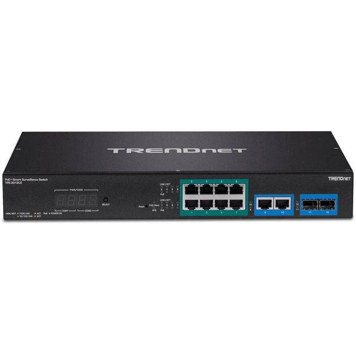 Network Switch Trendnet 12-Port Gigabit PoE+ Smart Surveillance