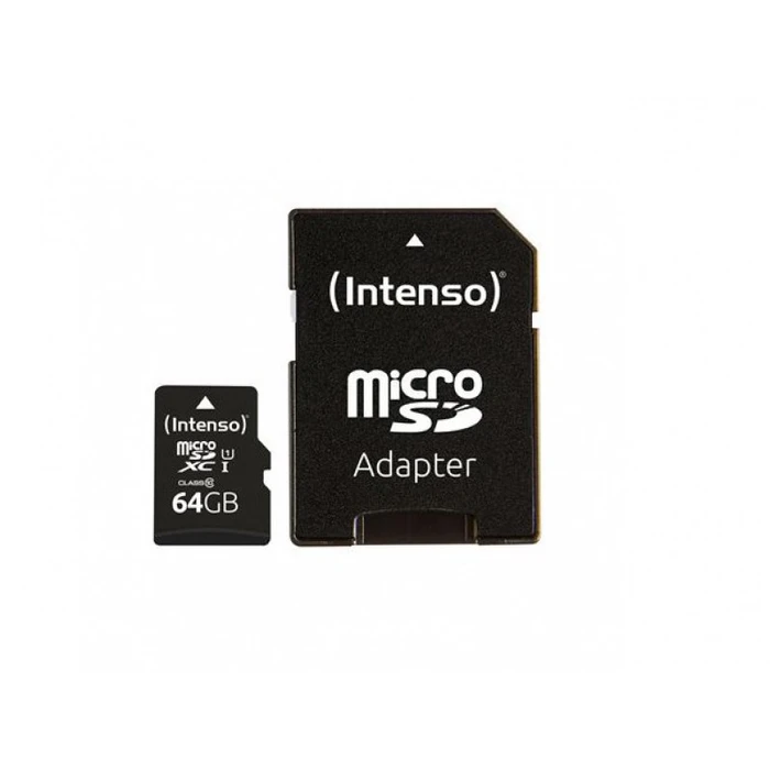 Κάρτα Μνήμης microSDXC 64GB Intenso Class 10 UHS-I U1 Performance