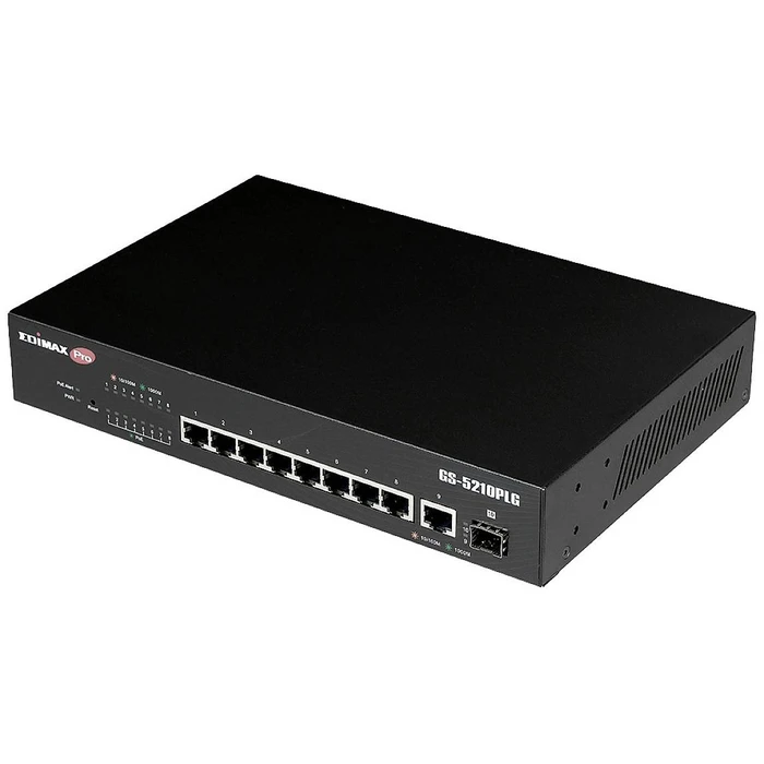 Network Switch Edimax Pro 10x GE GS-5210PLG (POE+)