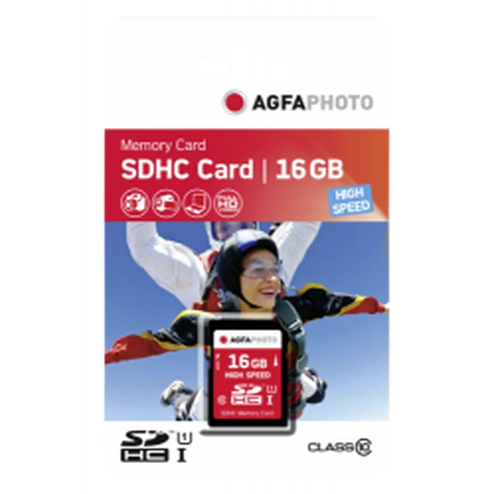 Κάρτα Μνήμης SDHC 16GB AgfaPhoto High Speed Class 10 UHS I
