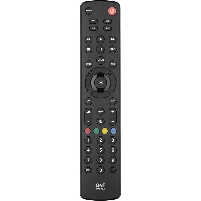 Τηλεχειριστήριο One for All Contour 4 universal URC 1240 black