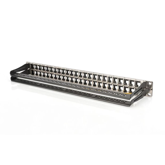 Patch Panel Digitus 1HE 48-Port Cat6a shielded Black