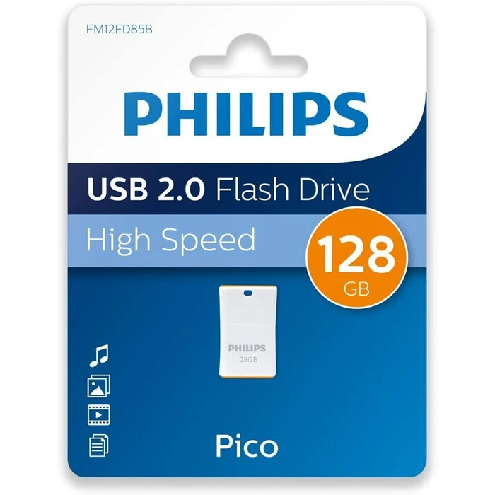 USB Flash 128GB Philips USB 2.0 Pico Edition Sunrise Orange