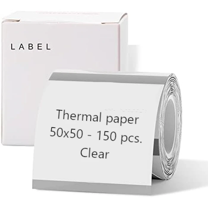 Θερμικό Χαρτί Niimbot Thermal 50*50-150 Transparent 